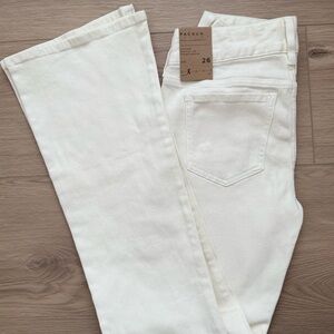 PacSun Women's Cream Bootcut Jeans